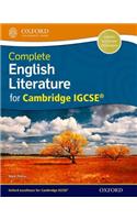 Complete English Literature for Cambridge IGCSE