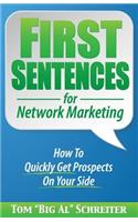 First Sentences For Network Marketing