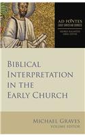 Biblical Interpretation in the Early Church