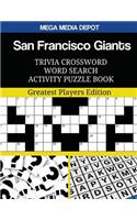 San Francisco Giants Trivia Crossword Word Search Activity Puzzle Book