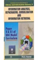 Information Analysis Repackaging, Consolidation and Informa tion Retrieval.Vol.9