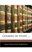 Courses of Study ...