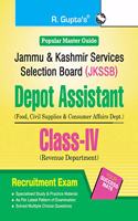 JKSSB: Depot Assistant (Food,Civil Supplies & Consumer Affairs Department) & Class-IV (Revenue Department) Exam Guide