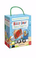 Bizzy Bear Book and Blocks set