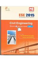 ESE-2015 : Civil Engineering Objective Solved Paper II