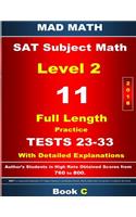 2018 SAT Math Level 2 Book C Tests 23-33