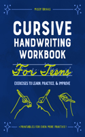 Cursive Handwriting Workbook for Teens