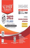 Jurisprudence, Interpretation and General Laws (Paper 1 | CS Executive | Gr. I) Scanner - Including questions and solutions | 2022 Syllabus | Applicable for June 2024 Exam | Green Edition