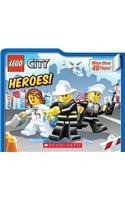 Lego City: Heroes!: Lift-The-Flap Board Book