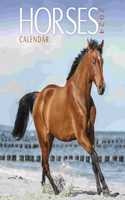 Horses Mini Calendar 2024