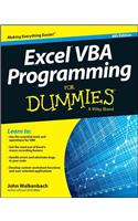 Excel VBA Programming for Dummies