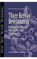 Three Keys to Development