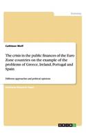 crisis in the public finances of the Euro Zone countries on the example of the problems of Greece, Ireland, Portugal and Spain