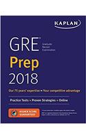 GRE Prep 2018: Practice Tests + Proven Strategies + Online