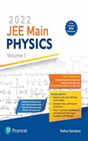 JEE Main Physics 2022 Vol 1 | First Edition | By Pearson