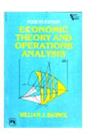 Economic Theory And Operations Analysis,