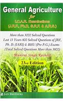 General Agriculture For I. C. A. R. Examinations (J. R. F. , Ph. D, S. R. F. & A. R. S. ), 1/E Pb