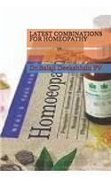 Latest Combinations for Homeopathy