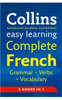 Easy Learning French Grammar, Verbs and Vocabulary (3 Books in 1)