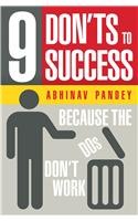 9 Don'ts to Success