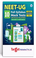 10 Neet Ug Mock Test Papers Book Based On New Pattern Nta Neet With Omr Sheets | Practice Model Tests With Answer Key And Solutions | Analysis Of Last 8 Years Papers