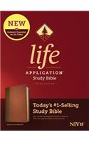 NIV Life Application Study Bible, Third Edition (Leatherlike, Brown/Tan)