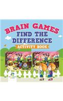 Brain Games Find the Difference Activity Book