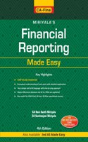 Miriyala's Financial Reporting Made Easy (Paper 1 | FR) - Most updated & amended self-study material in simple language with step-by-step approach, detailed examples, etc. | CA Final | Nov. 2022 Exam