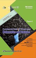 Scanner CMA Foundation (2016 Syllabus) Paper - 4 Fundamentals of Business Mathematics and Statistics (Regular Edition) (Applicable for June 2020 Attempt)