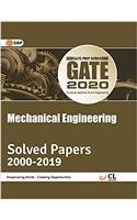 GATE 2020 : Mechanical Engineering - Solved Papers 2000-2019