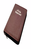 Tamil Bible | Crown Size | Brown | Old Version | (20cm x 13cm)