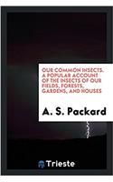 Our common insects. A popular account of the insects of our fields, forests, gardens, and houses