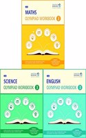 SBB Maths, Science and English Olympiad Workbook Combo - Class 3