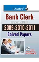 Bank Clerk Exam 2009-2012 Solved Papers