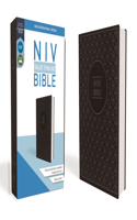 NIV, Value Thinline Bible, Imitation Leather, Gray/Black