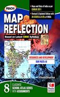 Prachi Map Reflection For Class 8 (Revised Edition 2019)