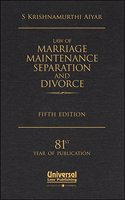 Law of Marriage, Maintenance, Separation and Divorce