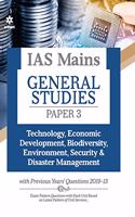 IAS Mains Paper 3 Technology Economic Development Bio Diversity Environment, Security & Disaster Management 2021