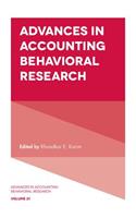 Advances in Accounting Behavioral Research