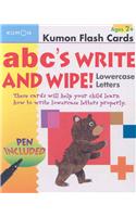 ABC's Write and Wipe Lowercase Letters