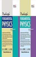 Pradeep's Fundamental Physics for Class 11 (Set of 2 Vol.) Examination 2020-2021