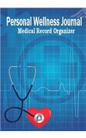 Personal Wellness Journal Medical Record Organizer