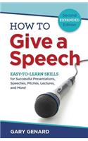 How to Give a Speech