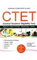 CTET Central Teacher Eligibility Test Paper II Class VI To VIII - Mathematics - Science PB