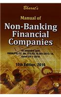 Manual of Non-Banking Financial Companies (NBFCs)