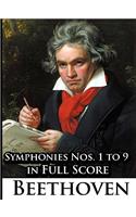 Ludwig Van Beethoven - Symphonies Nos. 1 to 9 in Full Score