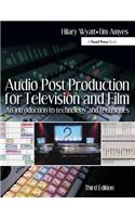 Audio Post Production for Television and Film