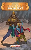 Indian Epics (Illustrated) - Stories from Indian Mythology for kids - Krishna, Mahabharata: Famous Illustrated