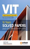 Arihant 16 Years Solved Papers 2023-2007 for VIT Engineering 2024