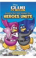 Shadow Guy and Gamma Girl Heroes Unite Comic Storybook